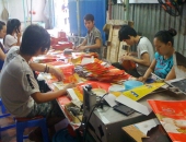 Gia công túi giấy làm thủ công & bằng máy đẹp